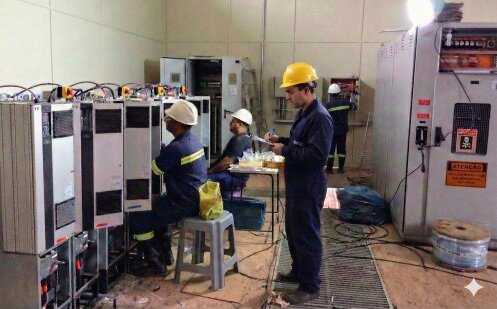 Manutenção de painel elétrico